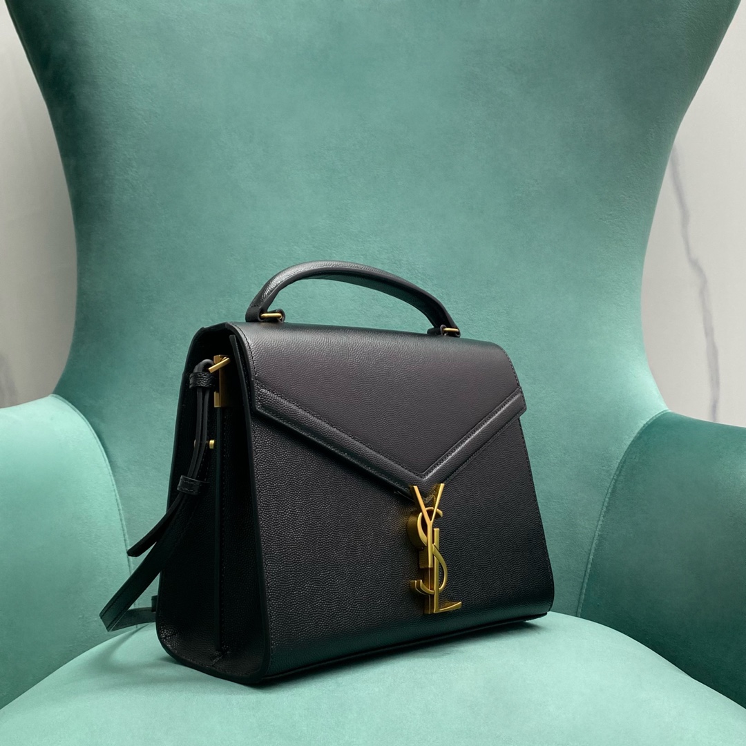 YSL Saint Laurent Cassandra Top Handle Medium Bag
