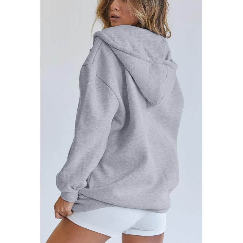 Women's 2026 Spring Zip Up Y2K Hoodies Casual Long