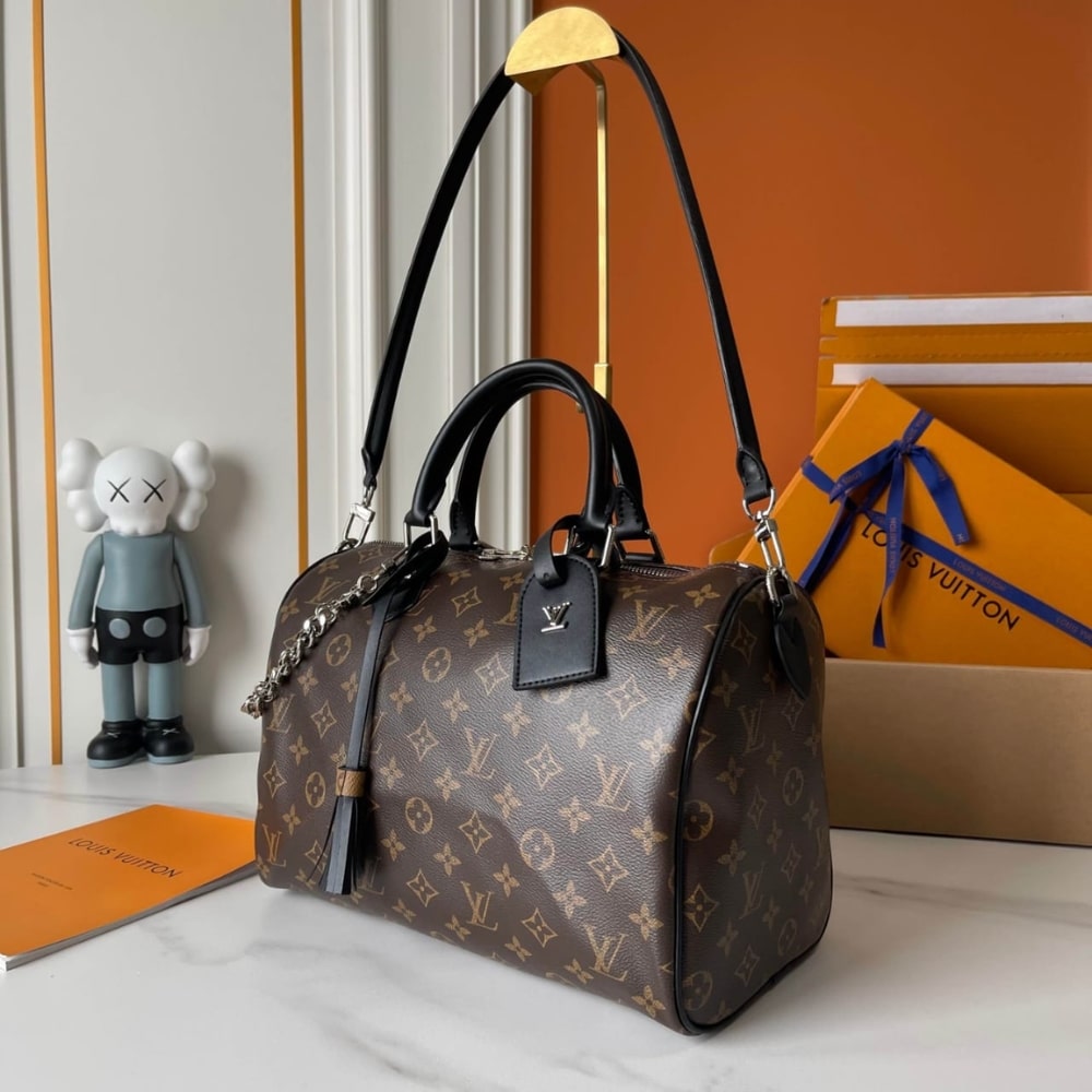 Louis Vuitton Speedy Soft 30 Dark Brown 30Cm M12243