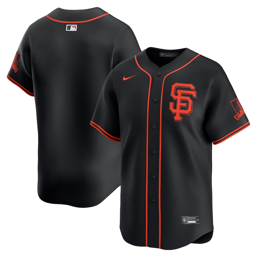 San Francisco Giants Alternate Limited Jersey  Black