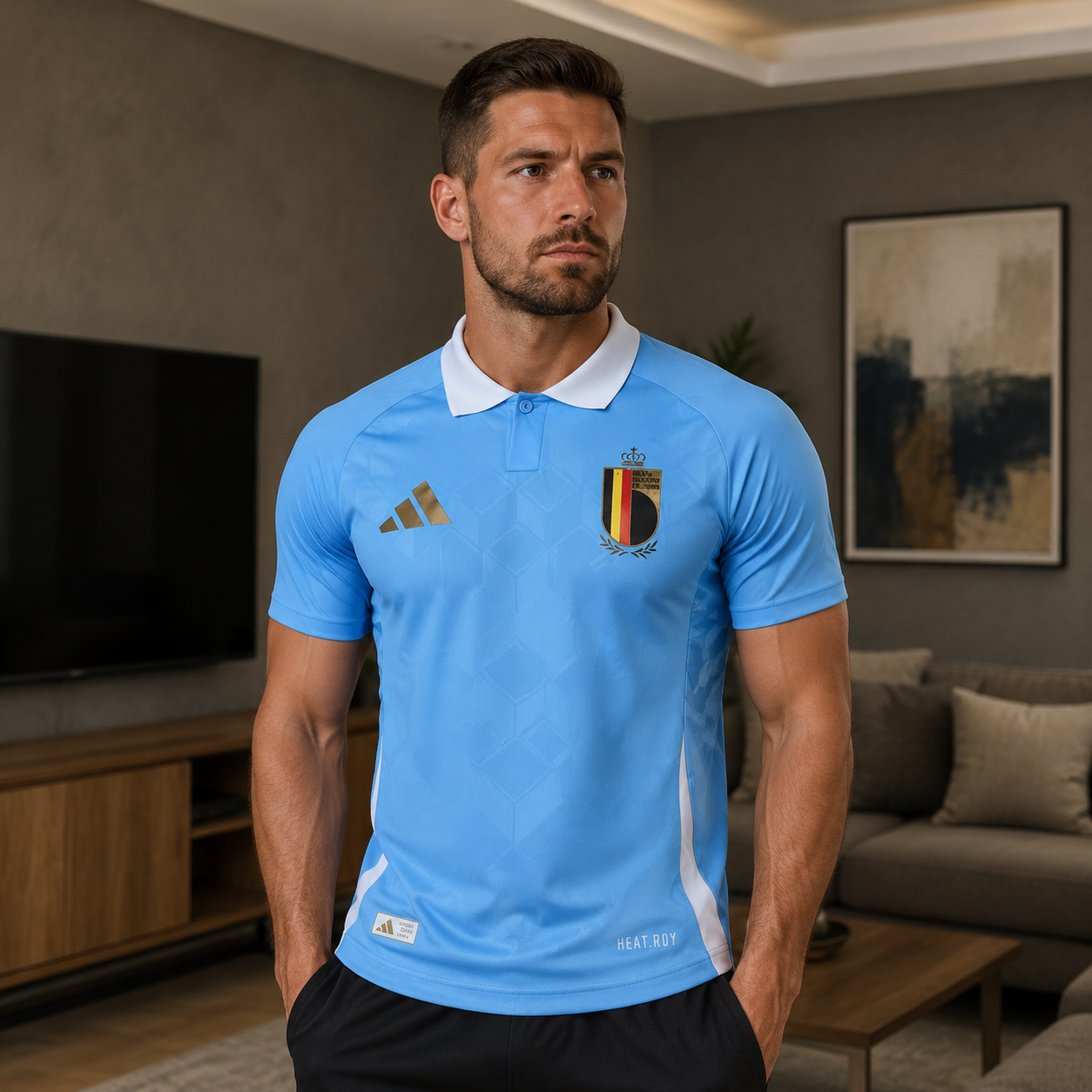 2024 Belgium Team Euro Away Football Jersey - JerseyFun