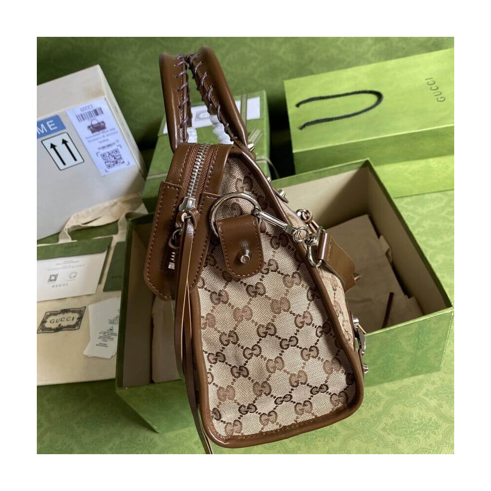 Gucci x Balenciaga GG Canvas City Bag 38cm