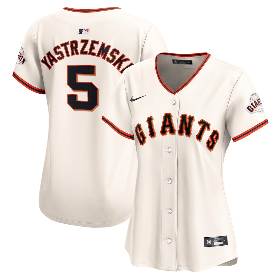 Mike Yastrzemski San Francisco Giants Women's Home Limited Player Jersey Cream