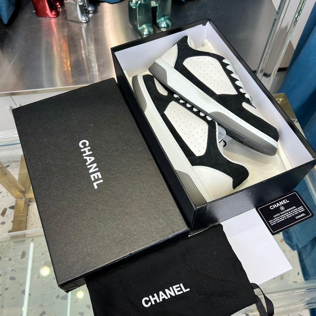 CHANEL Casual White Shoes