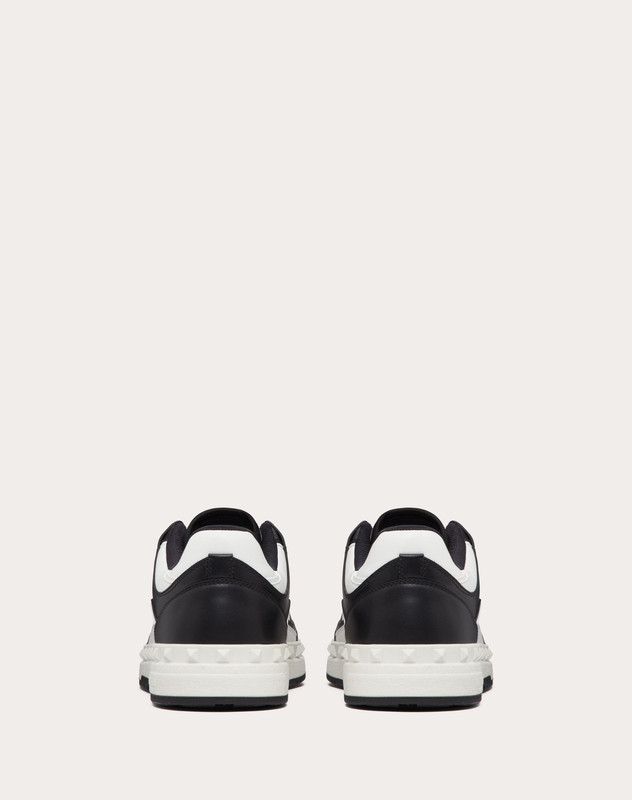 VALENTINO FREEDOTS LOW-TOP SNEAKER IN CALFSKIN