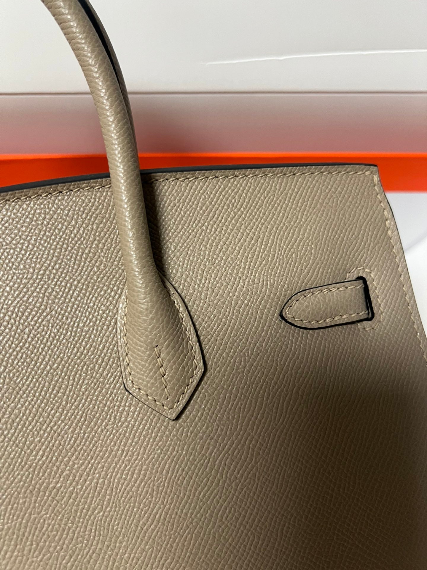 Hermes Birkin Sellier Etoupe Grey Epsom Leather Gold Hardware