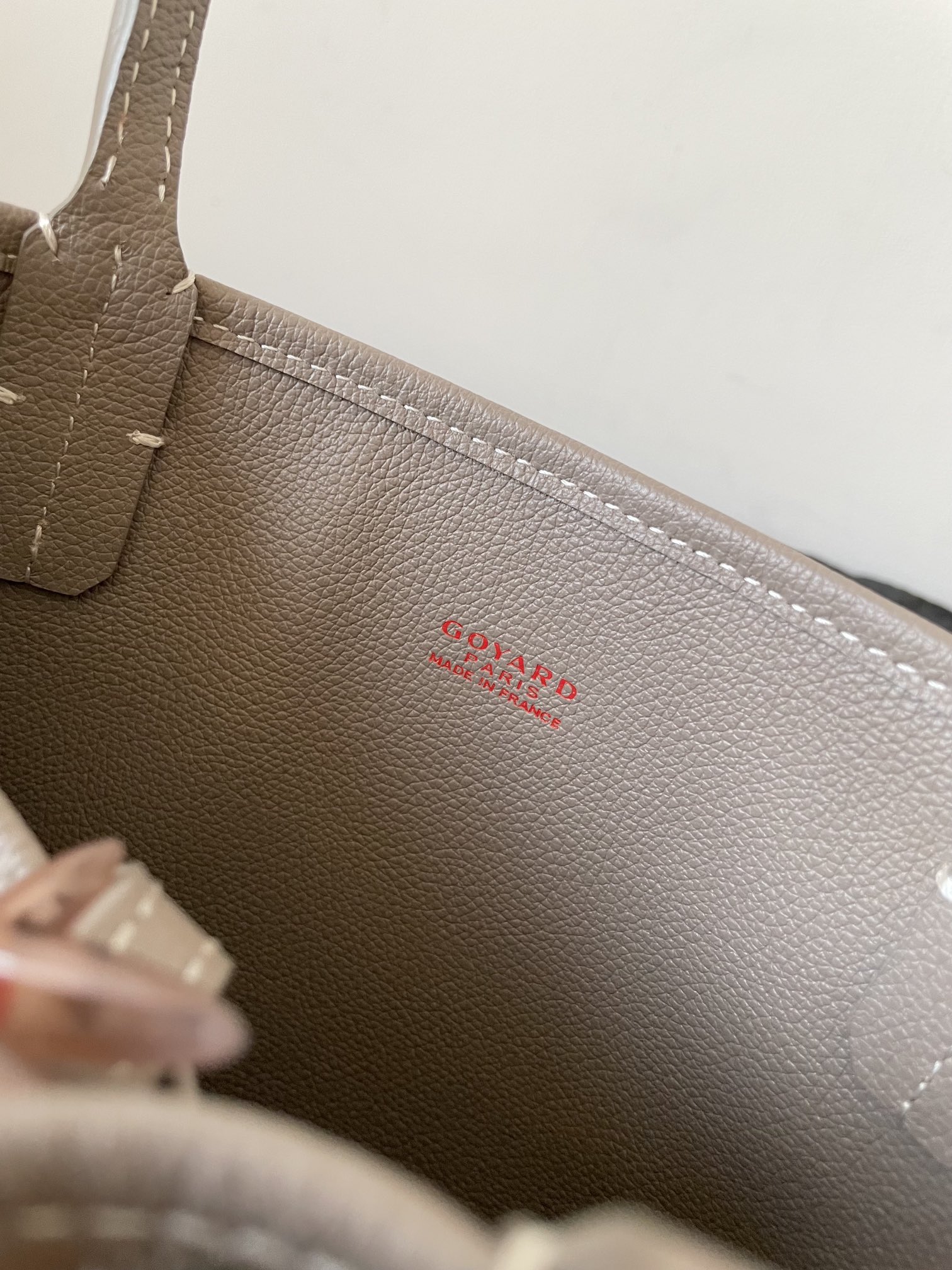 Shopping bag mini gray green