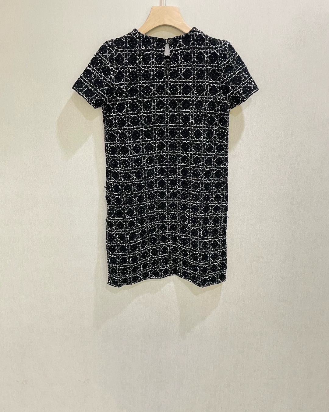 Dior Short Sleeved Dress Women's Black