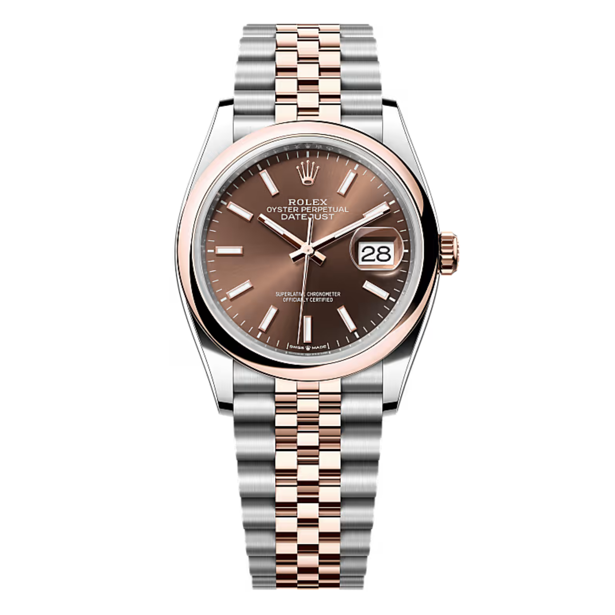 Rolex Datejust 36 mm Chocolate Dial 126201