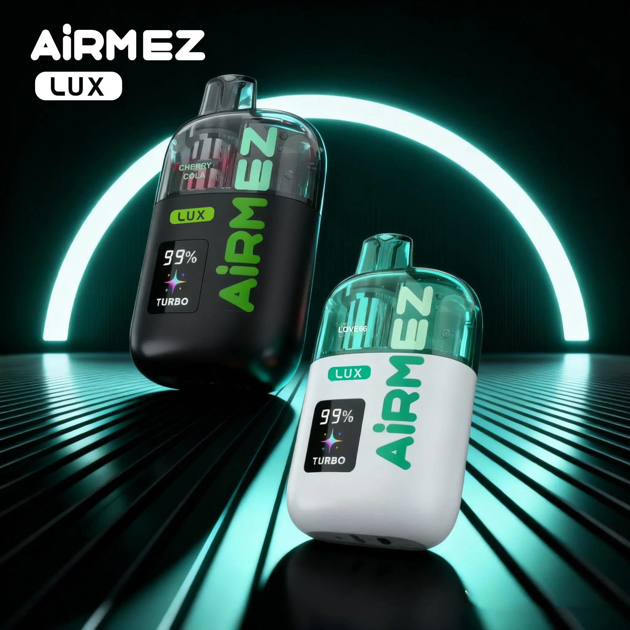 Airmez Lux 60000 60K Puffs Boost/Turbo Mode Rechargeable LED Display Disposable Vape EU Warehouse