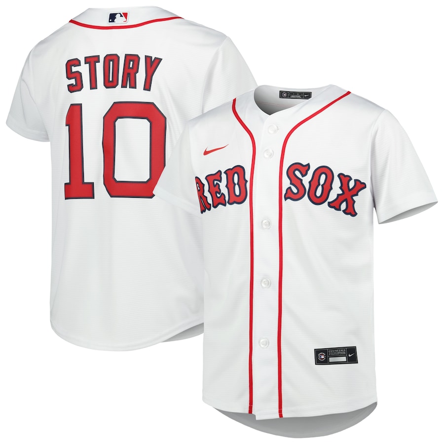 Trevor Story Boston Red Sox Youth Alternate Player Jersey White