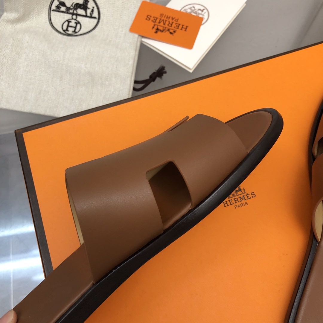 Hermes Izmir Sandal Brown H041141Zh03410