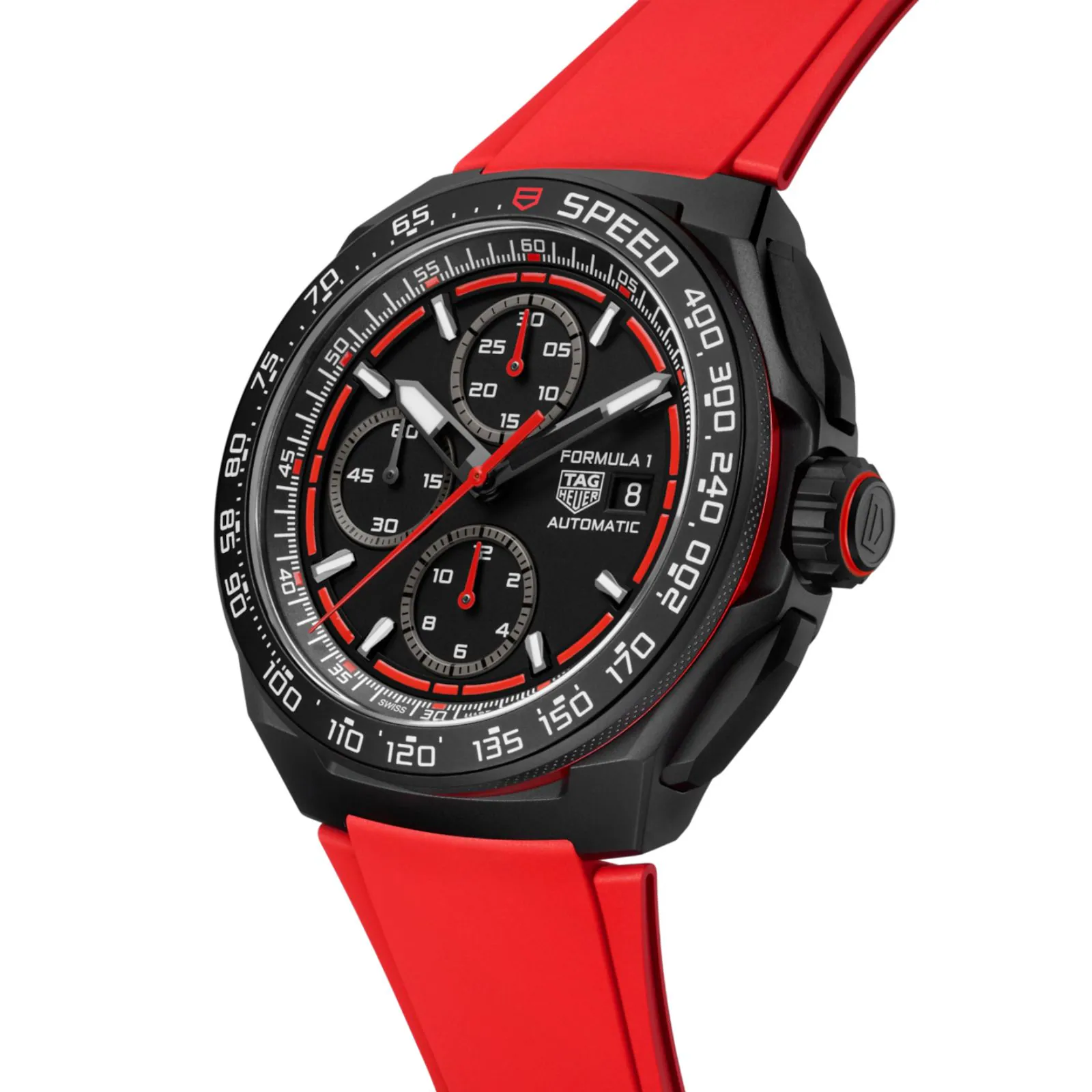 TAG Heuer Formula 1 Chronograph Automatic 44mm Mens Watch Red CBZ2085.FT8093