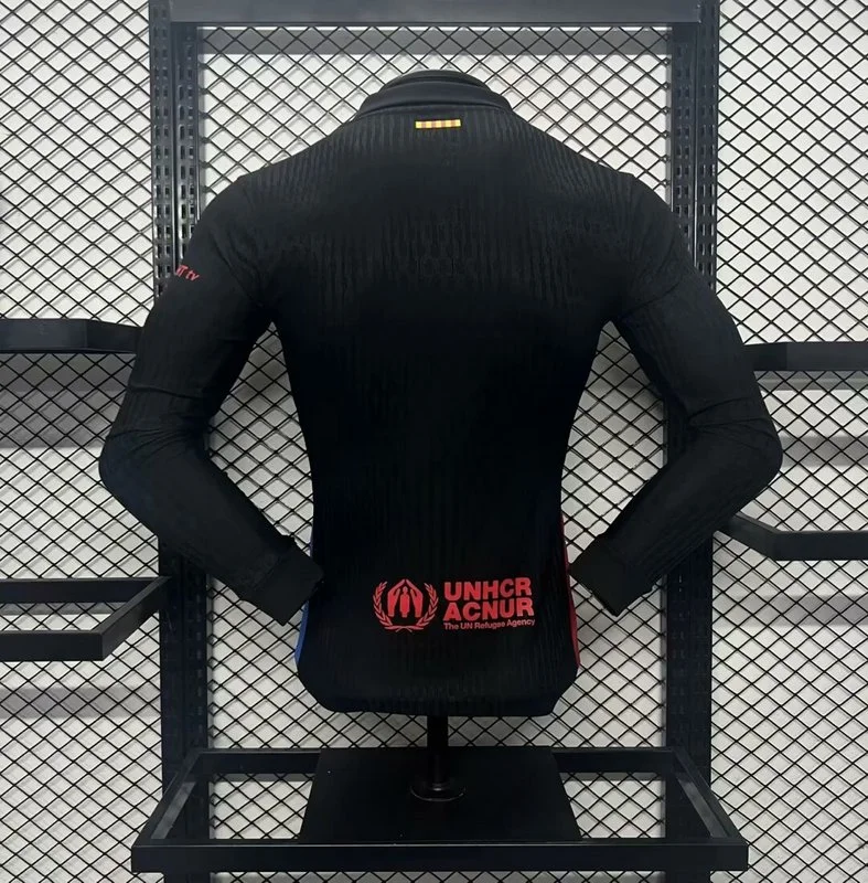 Player 2024-25 Barcelona Away Long Sleeves Football jersey