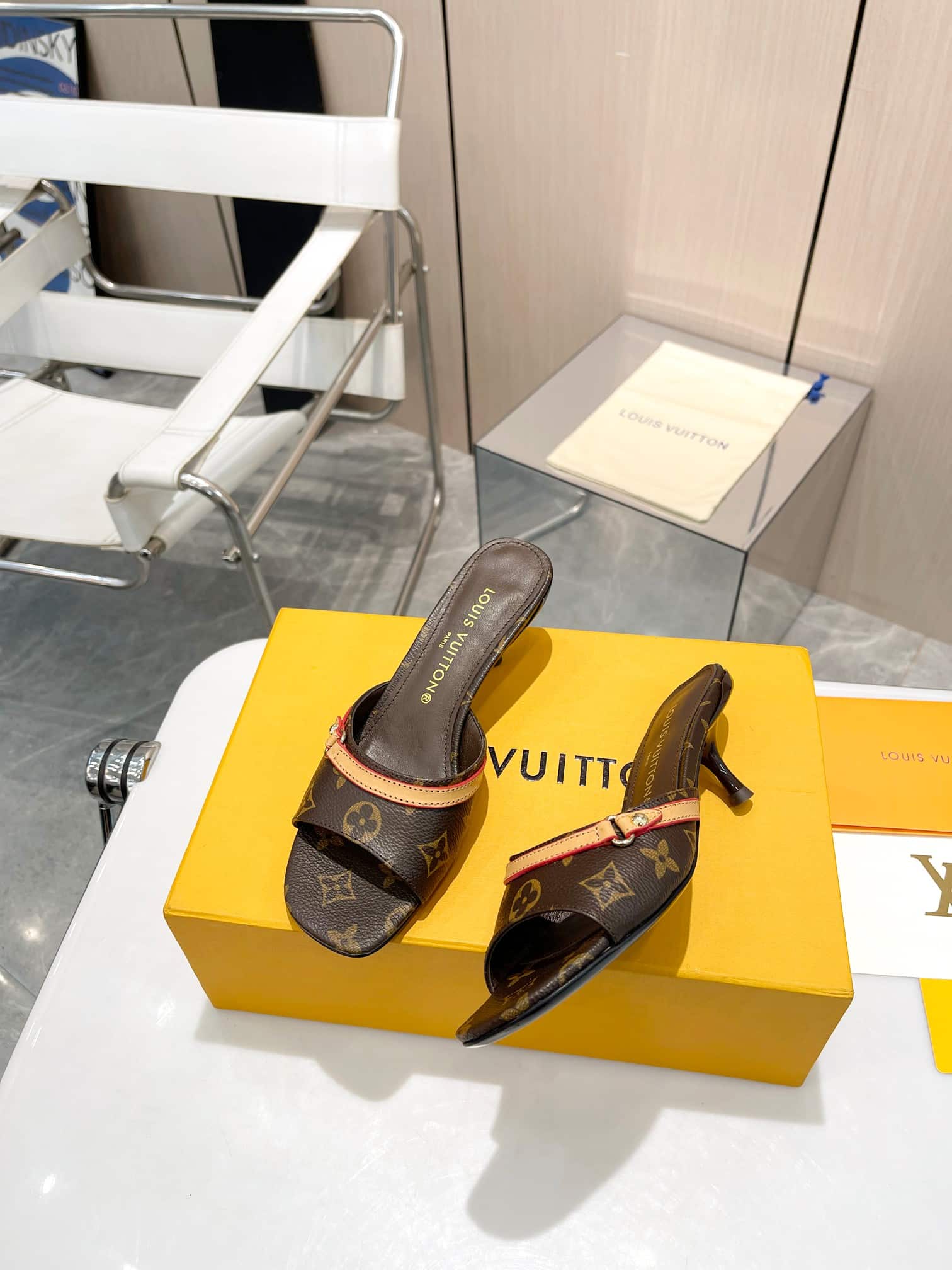 Louis Vuitton Neo Revival Mule Monogram Canvas