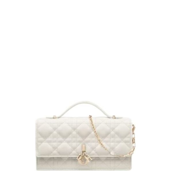 DIOR MISS DIOR MINI BAG WHITE 21CM
