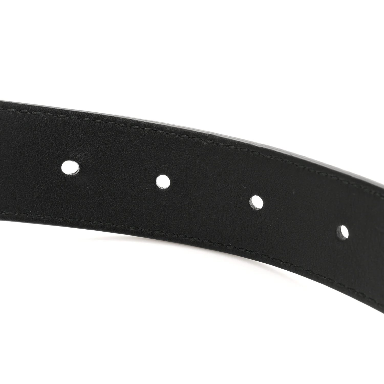 Moon Calfskin Double G 30mm Belt 110 44 Black