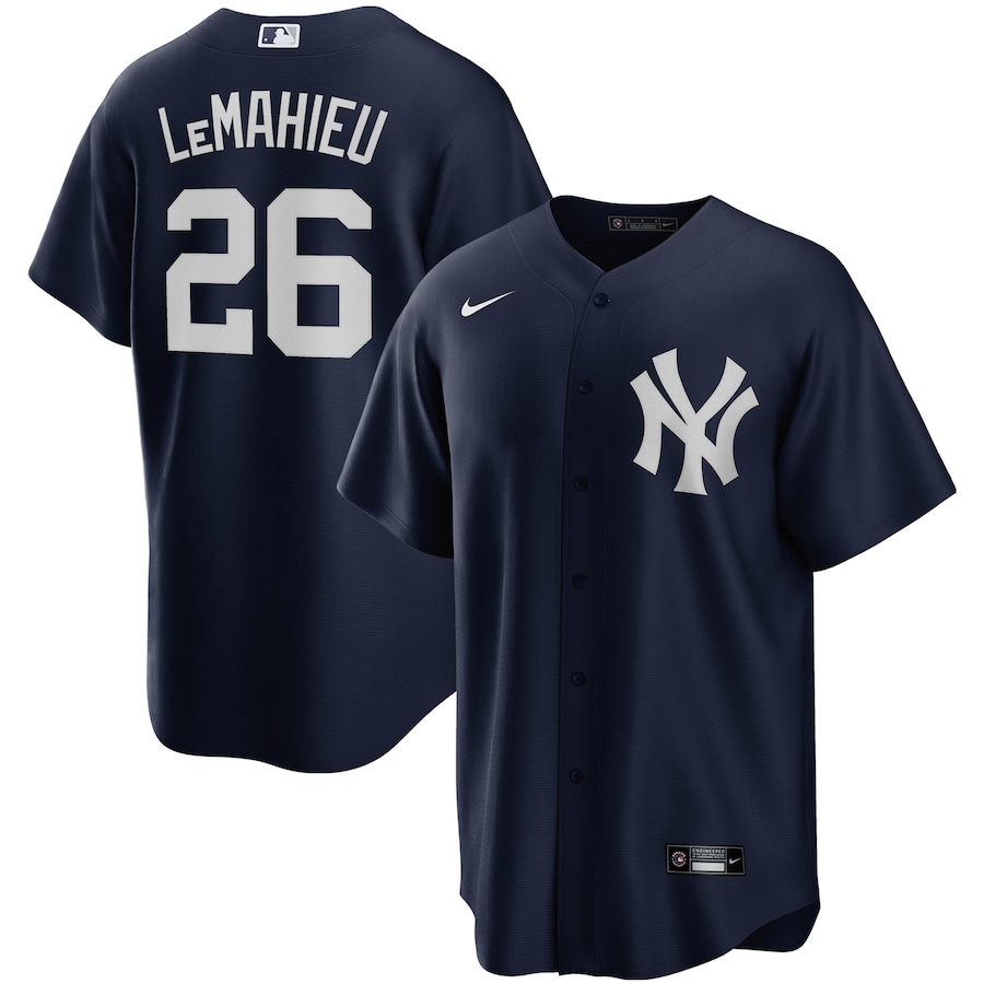 DJ LeMahieu New York Yankees Alternate Player Jersey Navy