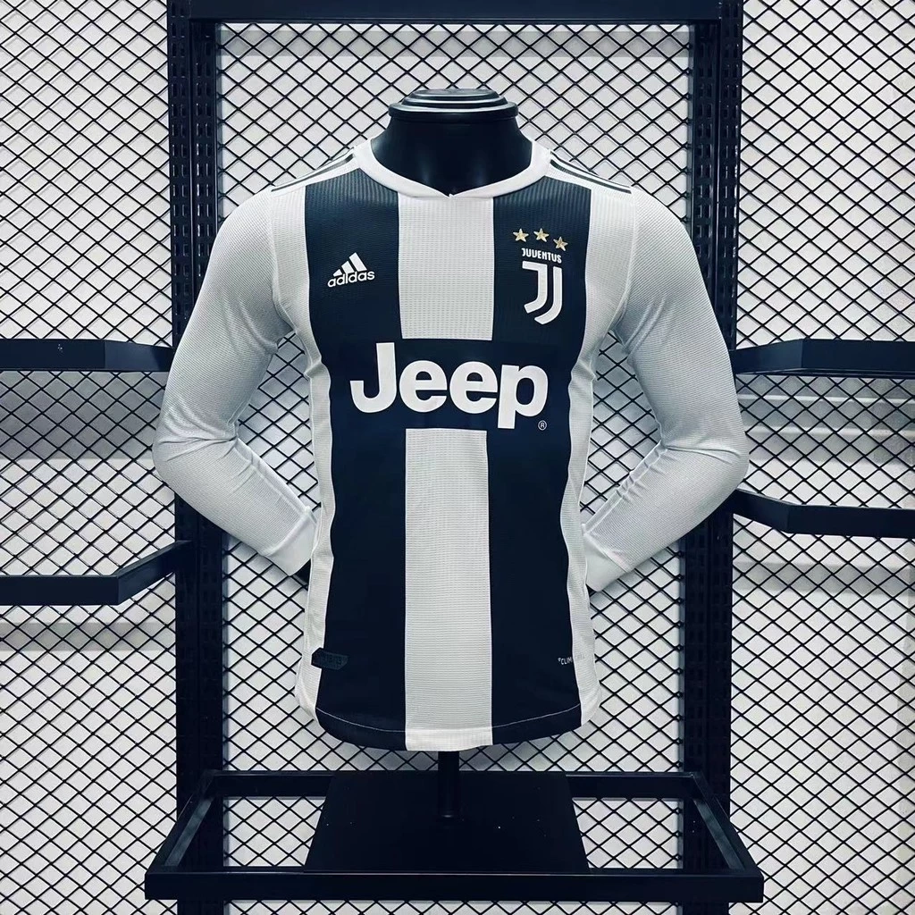 Retro Player 2018-19 Juventus Home Long Sleeve football jersey retro