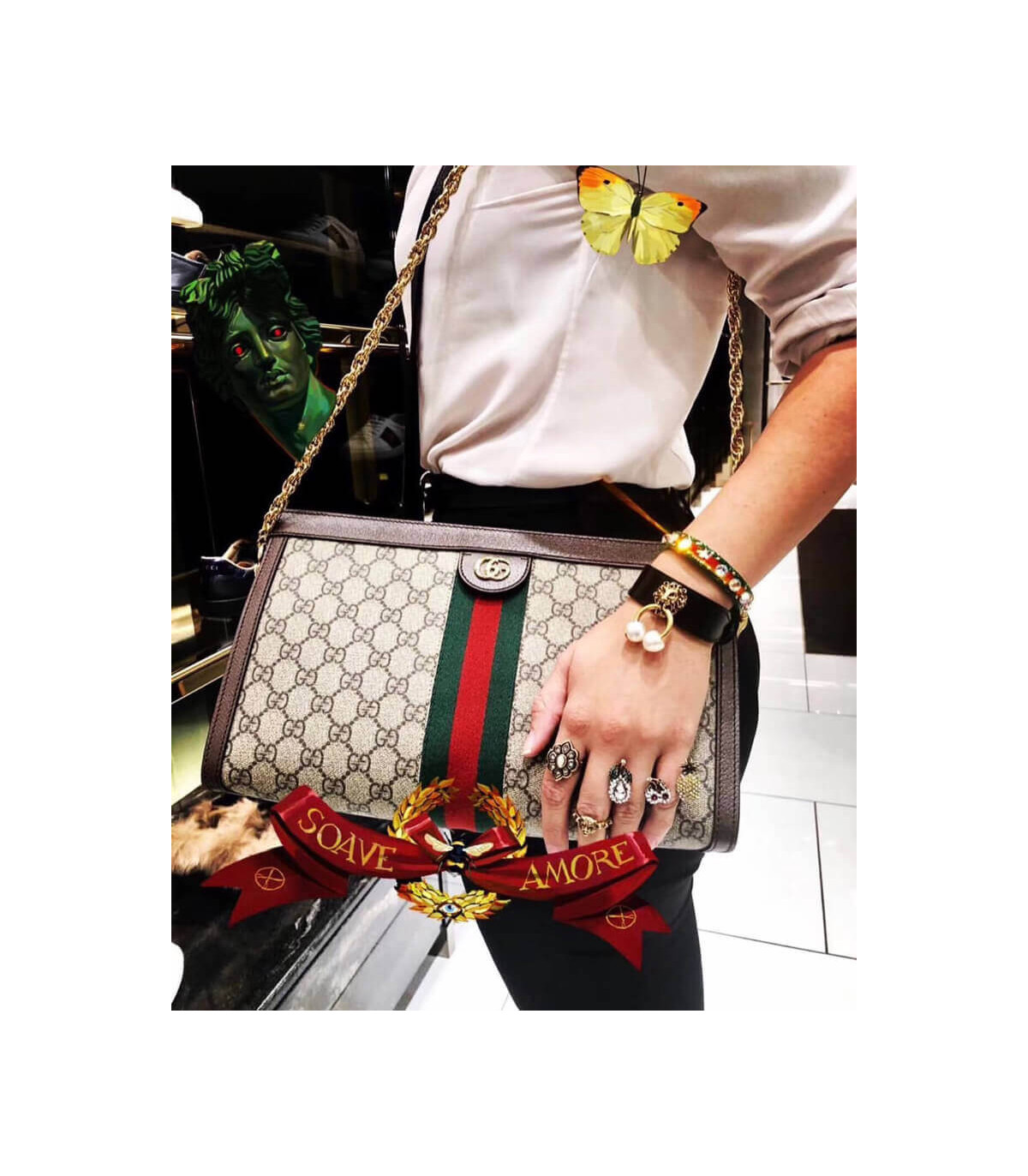 Gucci Ophidia GG medium Shoulder Bag