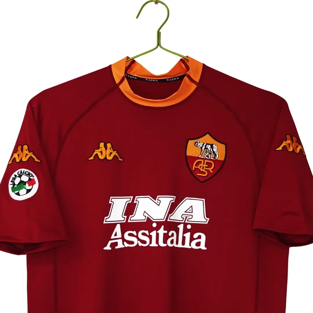 Retro Roma Home Soccer Jersey 2000/01