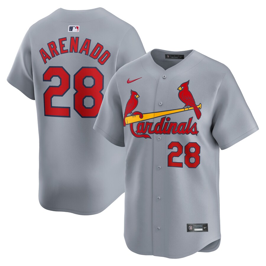 Nolan Arenado St. Louis Cardinals Away Limited Player Jersey Gray