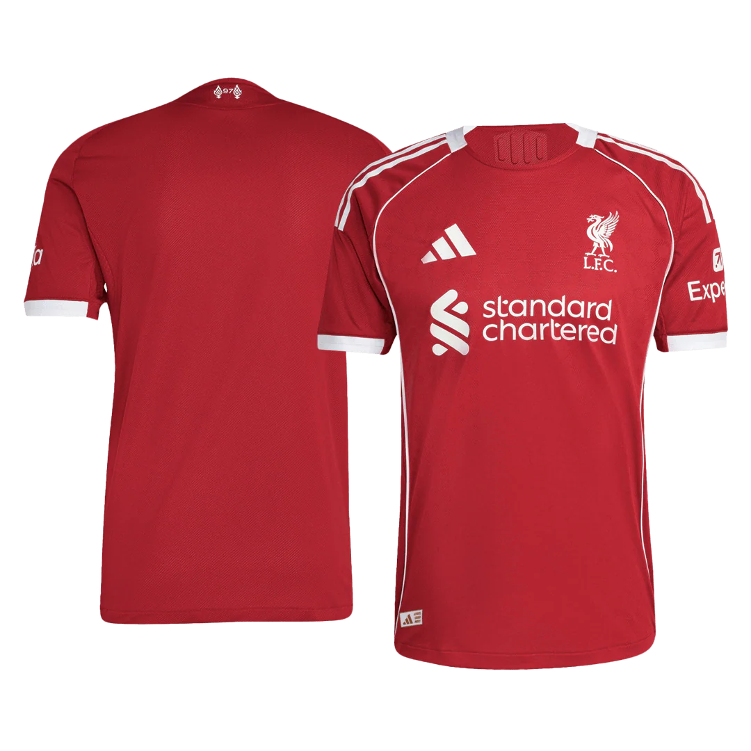 Liverpool Home Player Version Soccer Jersey 2025/26