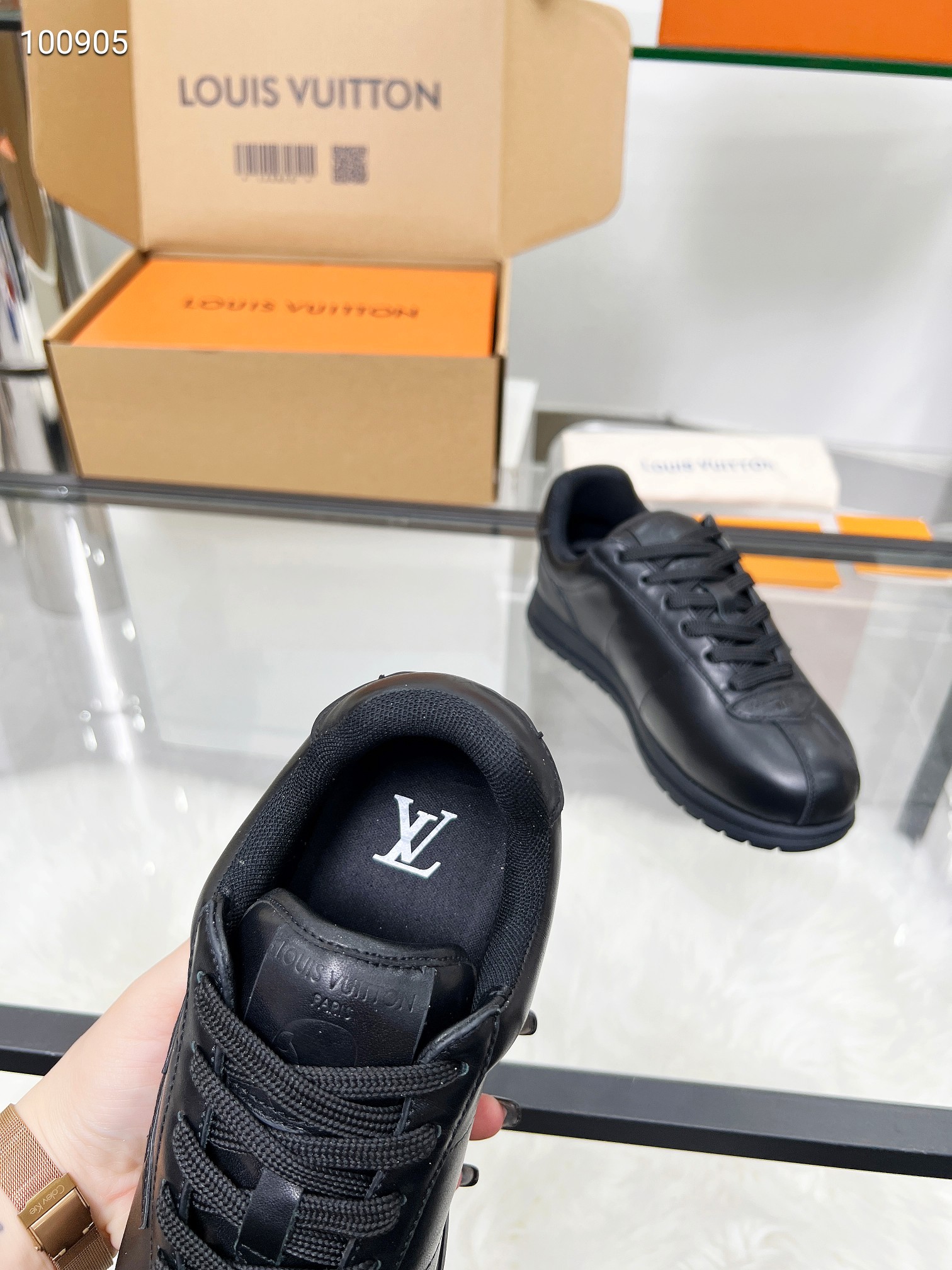 Louis Vuitton LV Trainer Triple Black Sneakers – Women’s Shoes