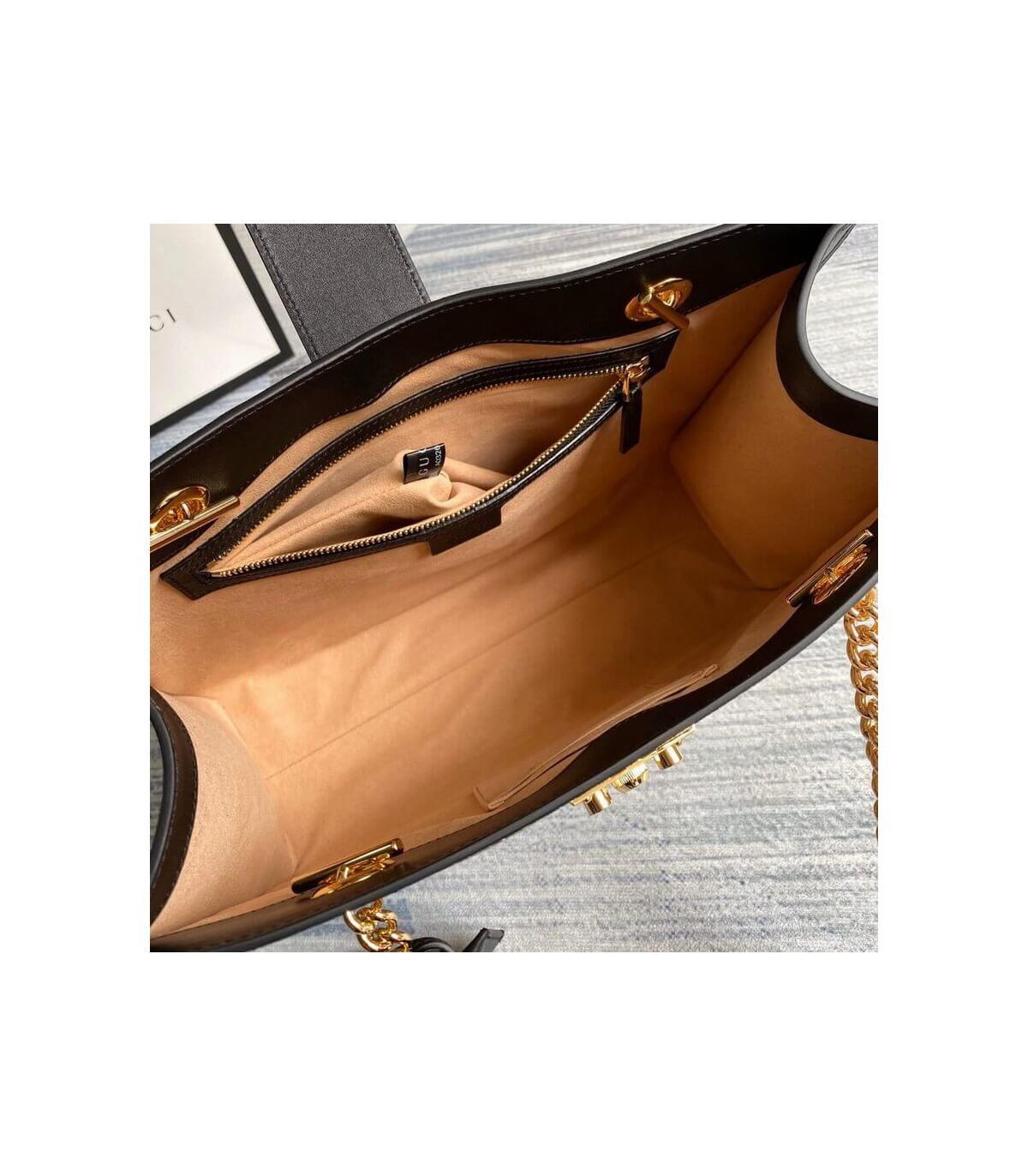 Gucci Padlock Medium GG Bees Shoulder Bag