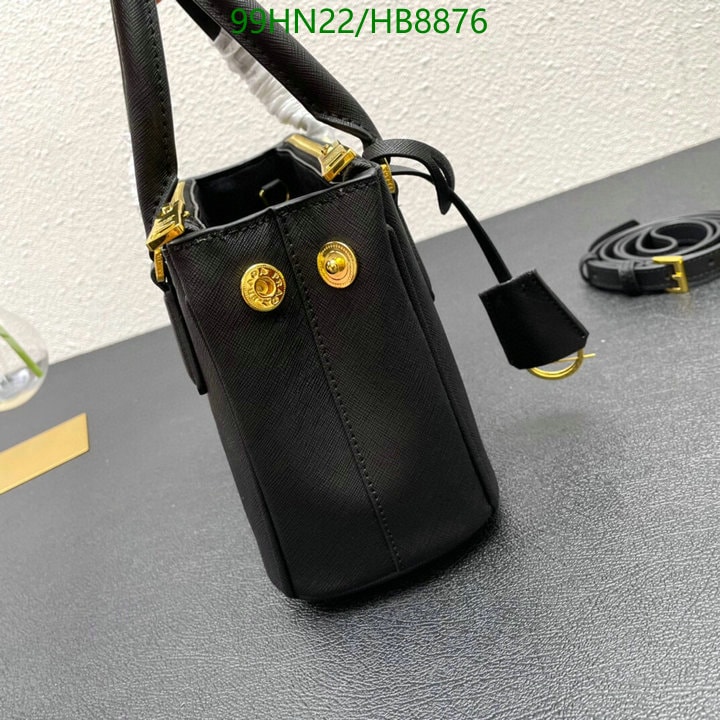 Prada Galleria Saffiano Leather Mini Bag Black 20Cm