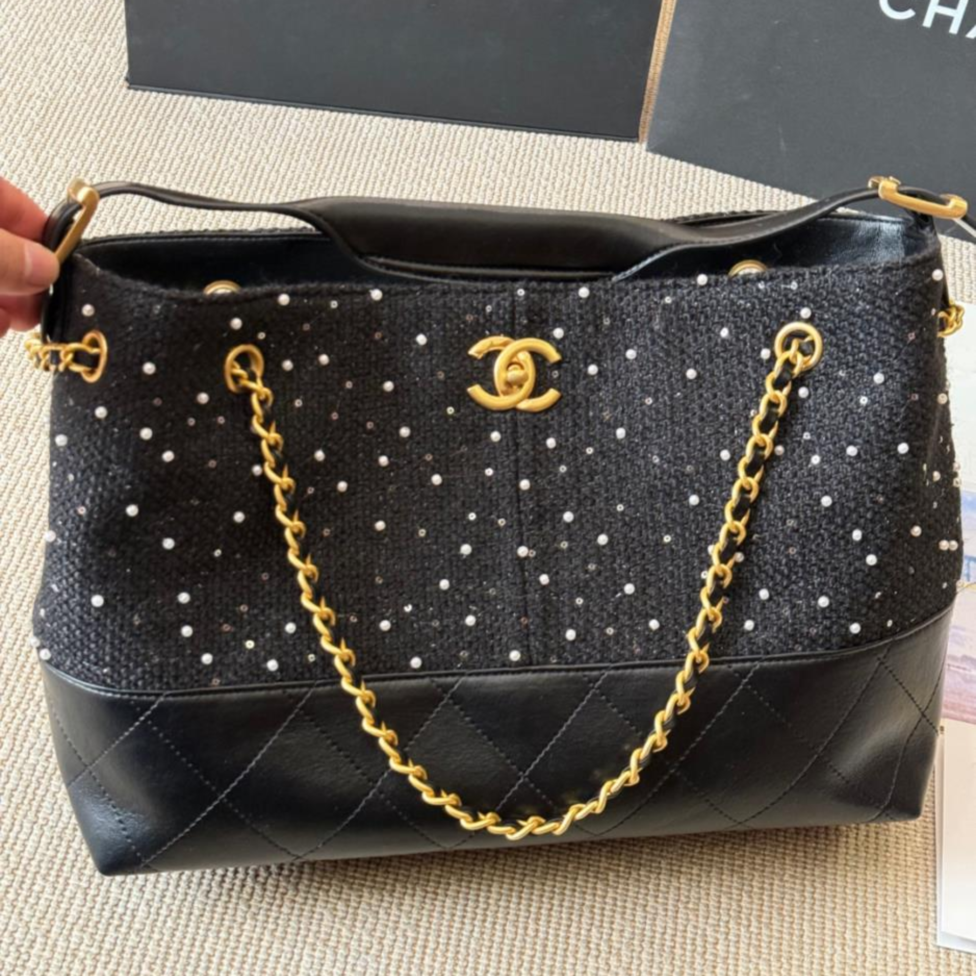 Chanel Bucket Style Hobo Bag 35cm/13.8in