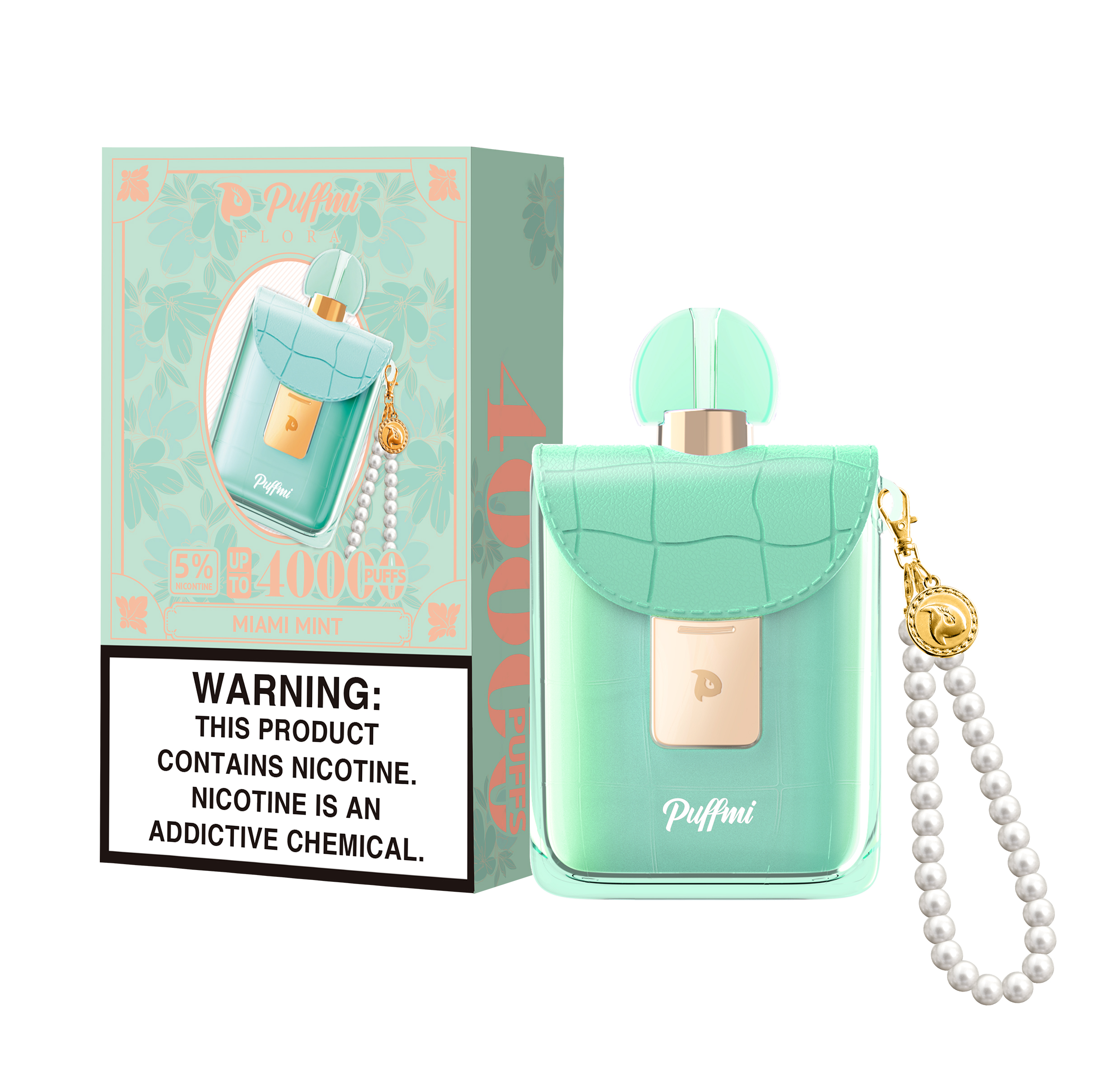 Puffmi MIAMI MINT Flavor—the style most loved by the ladies.