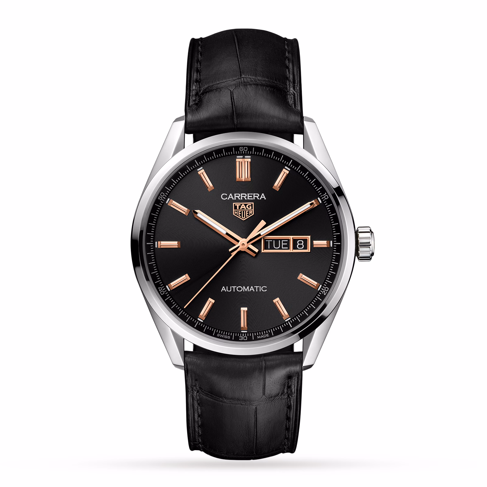 TAG Heuer Carrera Day-Date Automatic Mens 41mm Watch WBN2013.FC6503