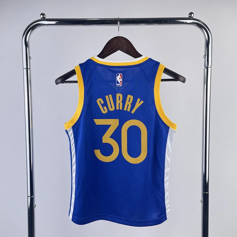 Kids 2023 NBA Golden State Warriors 30 CURRY Basketball Jersey