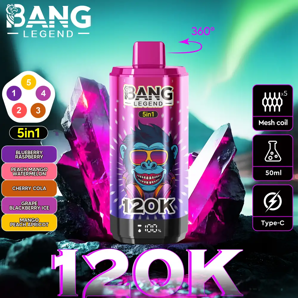 Bang Legend 120K Ultimate 5-in-1 Disposable Vape