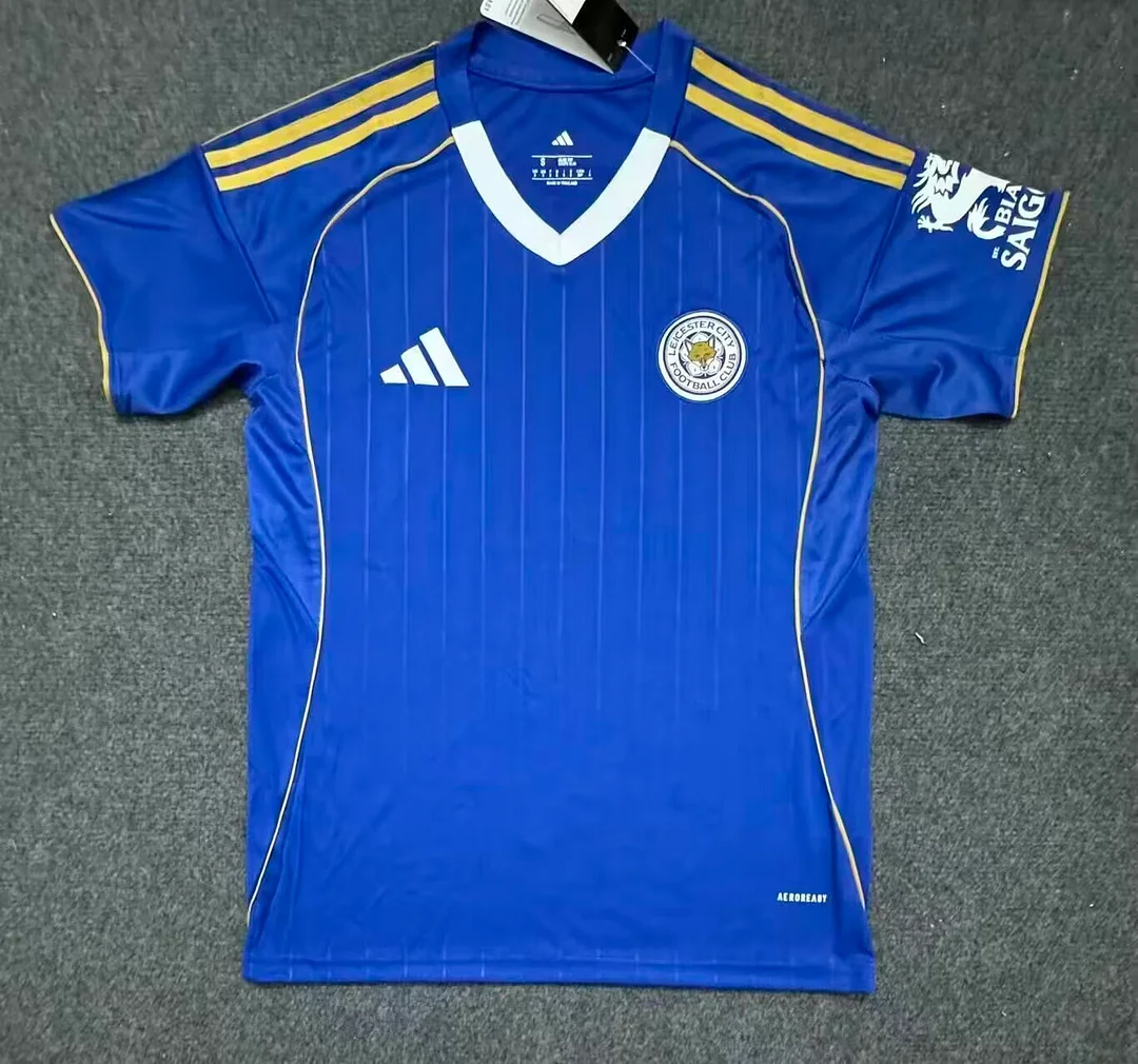 2025/2026 Premier League Leicester City Team Home Football Jersey