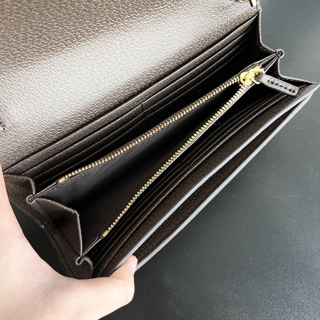 Gucci Blondie Continental Chain Wallet Beige 21Cm ‎‎725215 K9Gsg 8358