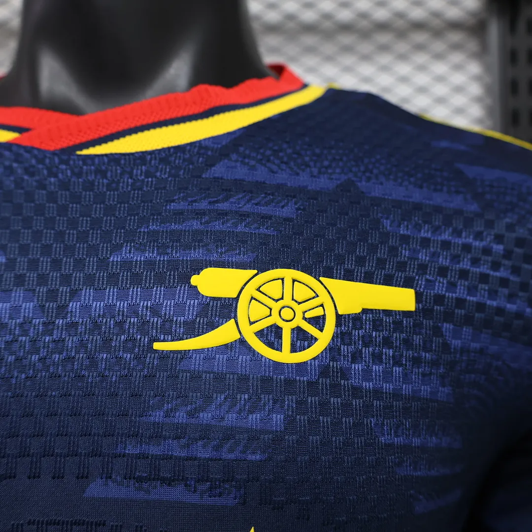 2026/27 Premier League Arsenal Team Away Football Jersey Player Version Long Sleeves - JerseyFun