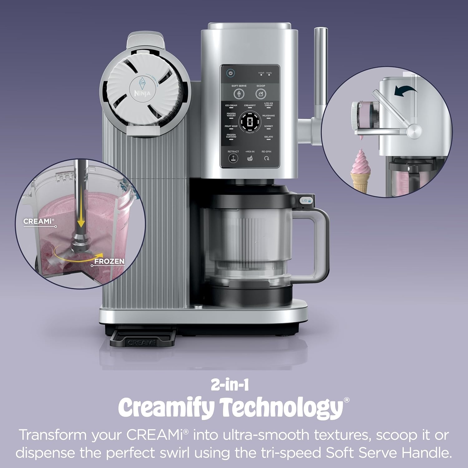 💥Clearance sale💥CREAMi Scoop & Swirl Ice Cream Maker