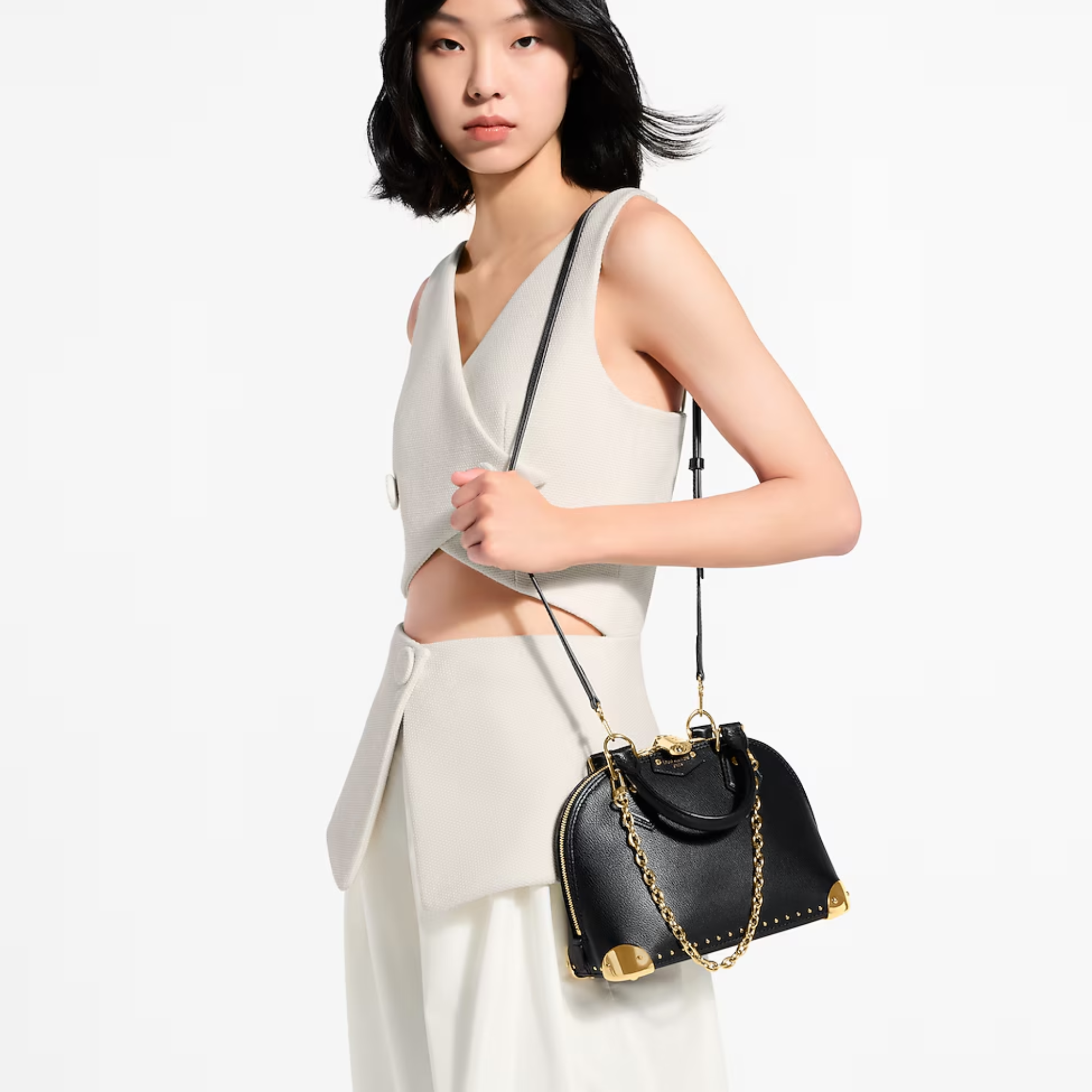 Louis Vuitton Alma Trunk BB Black M29445 22cm/8.7in