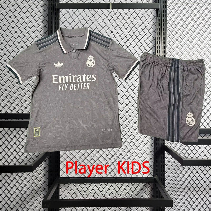 Player 2024-25 Real Madrid Away Kids football jersey Player KIDS