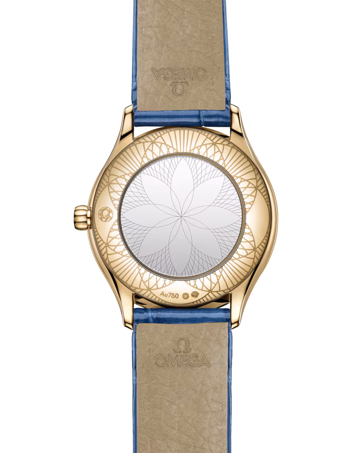 Omega De Ville Mini Trésor 26mm White Dial with Diamonds Moonshine™ 18k Rose Gold Strap 428.58.26.60.04.002