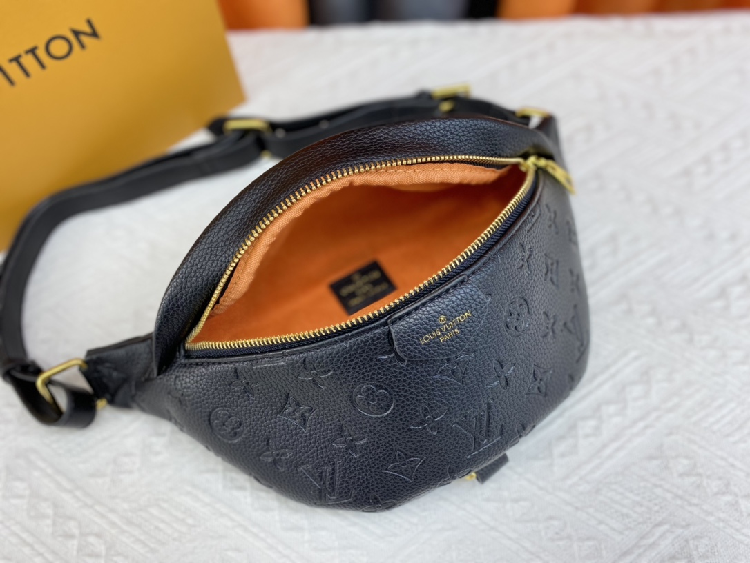 Louis Vuitton Monogram Empreinte Black Bumbag M44812