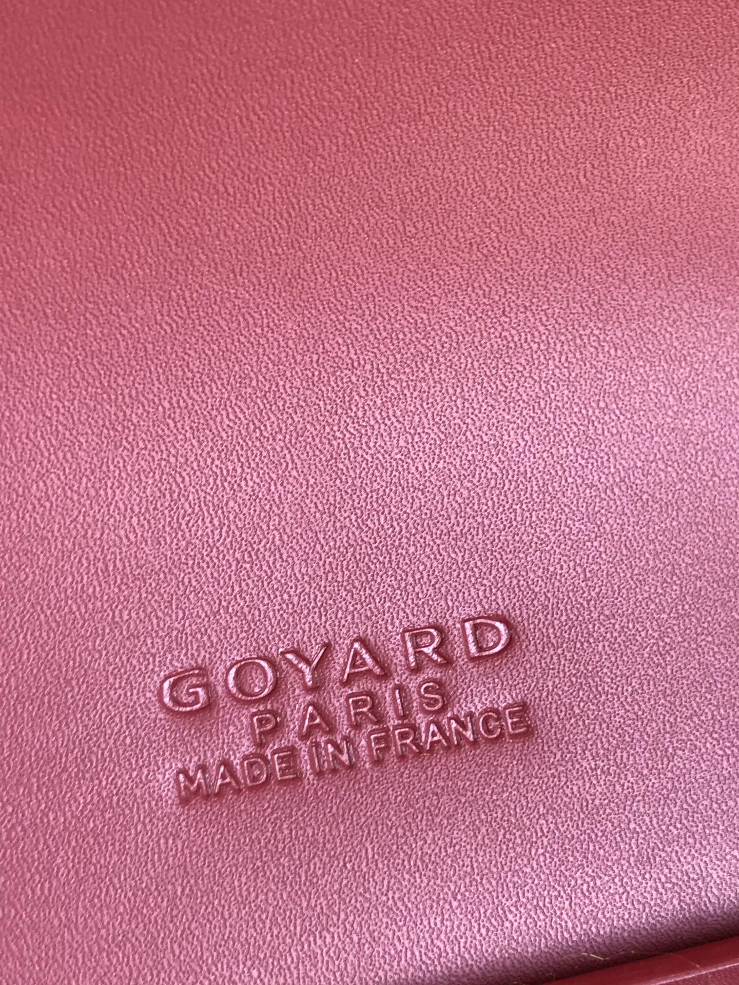 Goyard Duchesse Marie-Caroline Bag 25 Cm Red Goyardine Canvas And Smooth Calfskin
