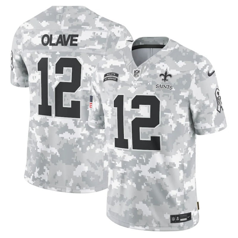 Chris Olave New Orleans Saints Salute To Service 2024 Jersey