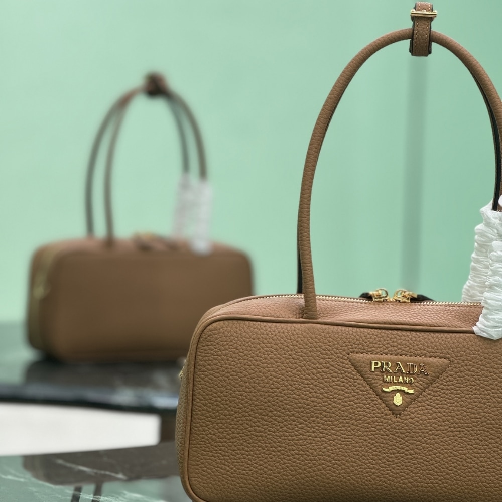 Prada Medium Top Handle Bag Caramel 29Cm