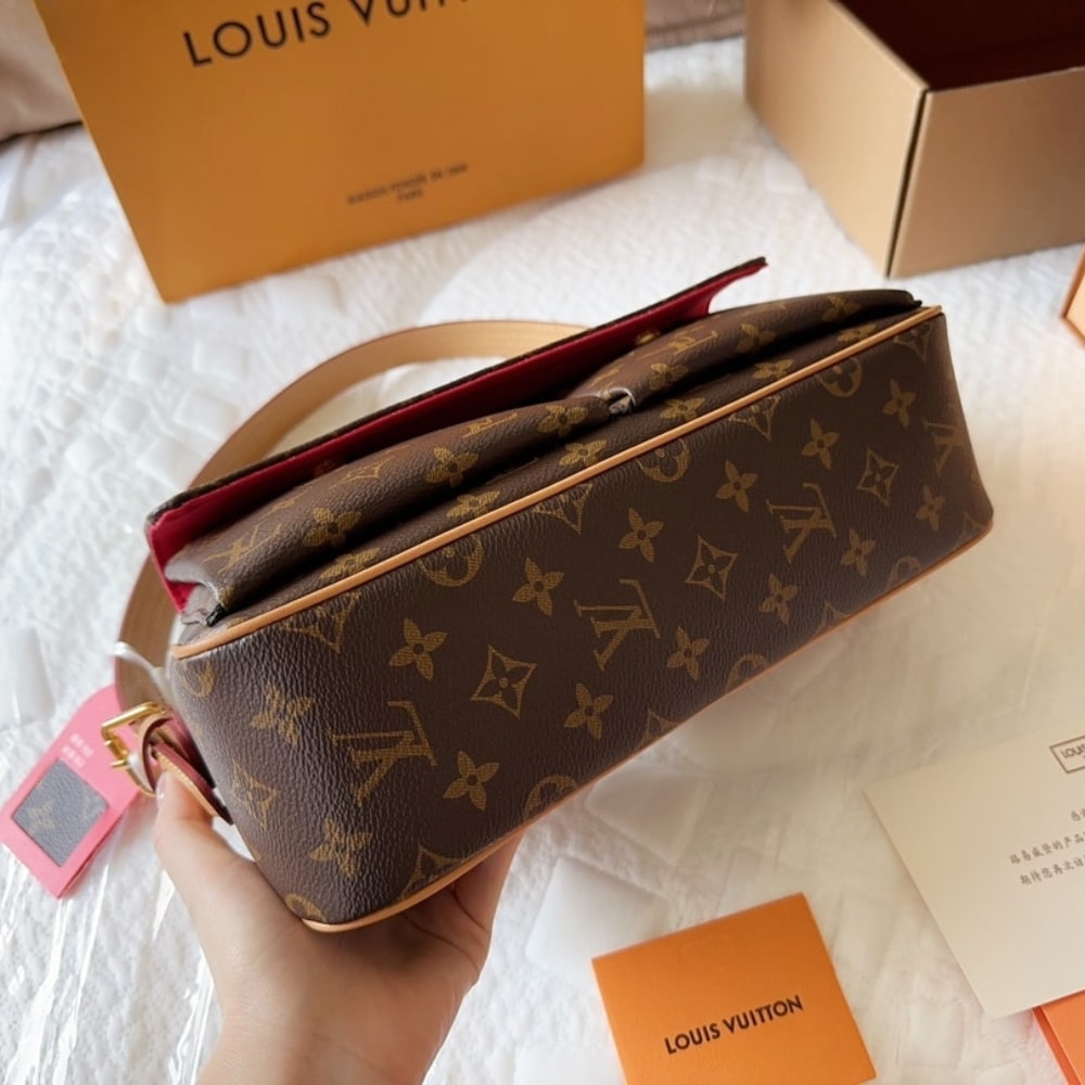 Louis Vuitton Vivacité Monogram Canvas Brown 25Cm M46999