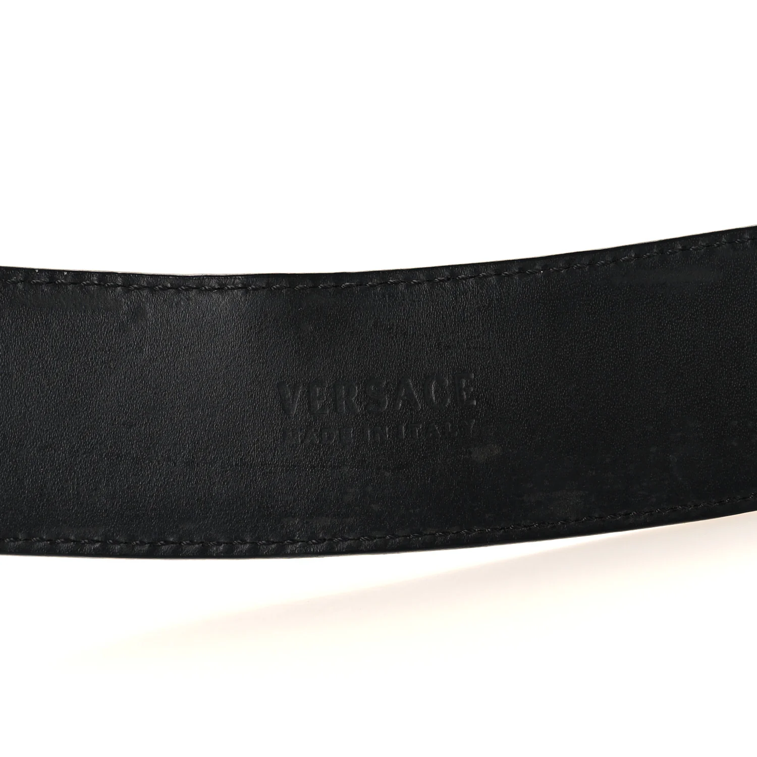 Textured Calfskin 4cm La Medusa 100 40 Belt 100 40 Black