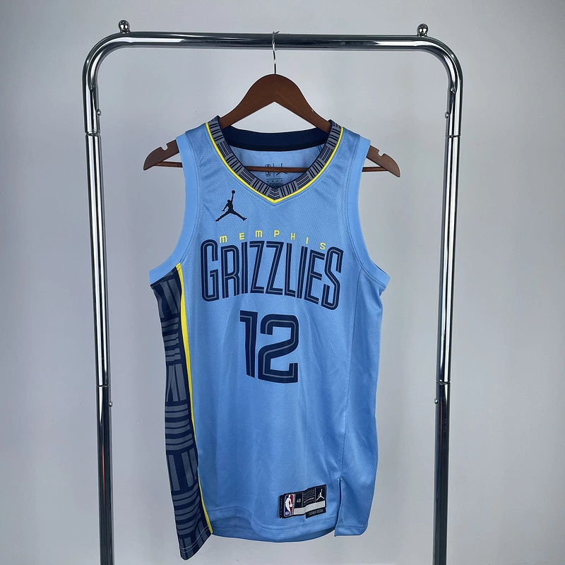 2023 NBA Memphis Grizzlies 12 MORANT Basketball Jersey