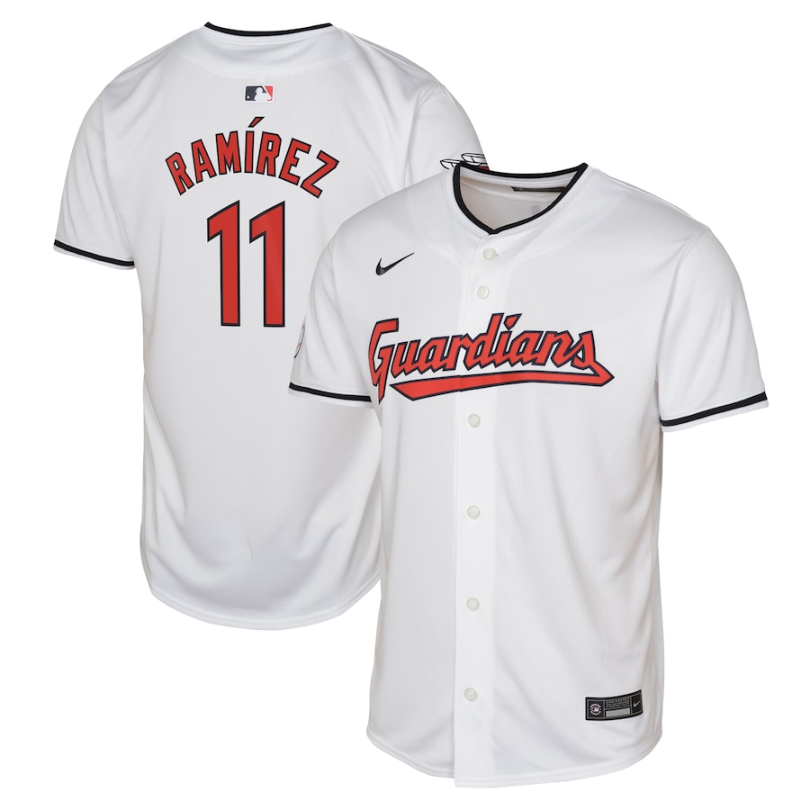 Jose Ramirez Cleveland Guardians Youth Home Limited Player Jersey White